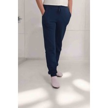 Bayan Lacivert Jogger Eşofman Altı