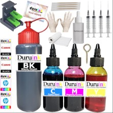 Duruınk Hp Deskjet 4900 4927 (47) Kartuş  Dolum Seti 500ML SİYAH+3X100ML