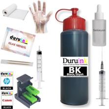 Duruınk Hp 6310 C3180 5440 Siyah Kartuş  Dolum Seti 500 ml (342 336)