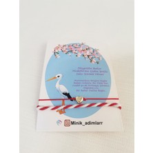 Minik Adımlar 20 Adet Marteniçka 2 ’ Li Kırmızı Beyaz Şans Bilekliği ve Kalp Figürlü Dilek Bilekliği Mart Ipi Kırmızı Ip