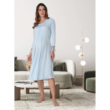 Effortt Dvina Lohusa Gecelik Mavi - 9043