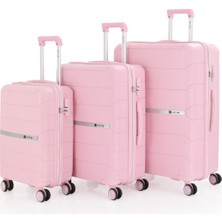 Mçs Üçlü Polipropilen Valiz Seti V366