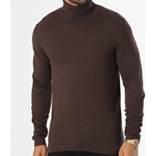 Pull Col Roulé Rogan Knit 12196902 Marron