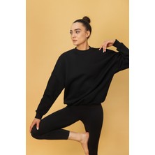 SimpleCo Clothes SimpleCo Clothes Tantra Oversize Şardonlu Sweatshirt