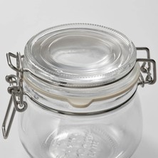 IKEA 3 Adet Kapaklı Cam Kavanoz 130 ml Ikea 3'lü Set Reçellik Sızdırmaz Kilitli Kapak