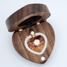 6 mm Zirkon Taşlı Bakalit Sıkma Kehribar Gümüş Kolye