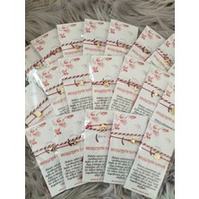 Arjew 20 Adet Özel Kartlı Gold Bileklik ve Marteniçka Seti