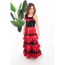 KADIKÖY KOSTÜM Kız Çocuk Ispanyol Dansçı Kostümü