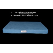 Samarco Mavi Kedi-Köpek-Yatak-Minder-Mat-Xl