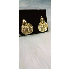 Stainless Steel Badelis Çelik Plaka Model Küpe