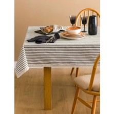 LC Waikiki Lcw Home Yeşil Çizgili Masa Örtüsü 150 x 200  cm