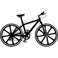 Bisiklet Oto Motor Laptop Duvar Folyo Sticker (Tip 5) 60X36 cm