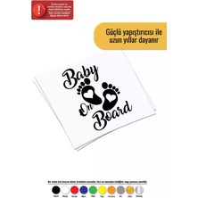 Baby On Board Ayaklar - Araç, Oto, Laptop, Duvar Uyumlu Sticker 70*98 cm