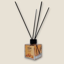 Amber Bambu Çubuklu Oda Kokusu 100 ml Cam Şişe