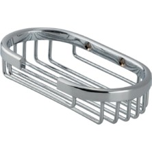 Çelik Banyo Paslanmaz Pirinç Sümbül Sabunluk 7X14cm