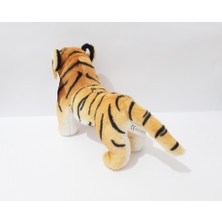 Renkli Çiçekler Peluş Kaplan 35X18 cm Peluş Oyuncak Kaplan