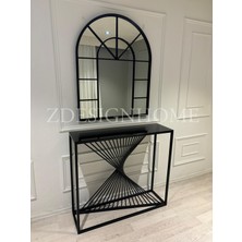 Z Design Home 80X100 cm Ayna, 90X30X100 cm Dresuar Siyah