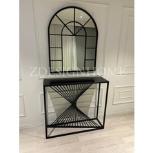 Z Design Home 80X100 cm Ayna, 90X30X100 cm Dresuar Siyah