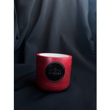 Valentines Sevgiliye Özel Gizli Mesajlı Mum %100 Soya Amber Kokulu