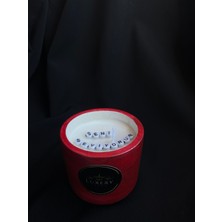 Valentines Sevgiliye Özel Gizli Mesajlı Mum %100 Soya Çikolata Kokulu