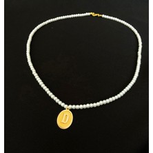 14 Ayar 0.45 Gram D Harfli Incili Kolye