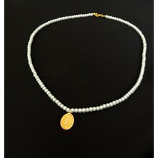 14 Ayar 0.45 Gram L Harfli Incili Kolye