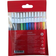 Faber-Castell   Keçeli Kalem 12 Renk Yıkanabilir