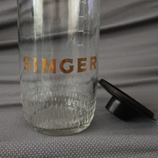 Emektar Eskiler Antika Emektar Eskiler Vintage... Singer Marka 1 Litrelik Cam Sürahi