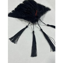 İpek Hobi Siyah İp Püskül 8 cm  100 Adet