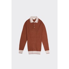 Erkek Düğmeli Polo Yaka TRIKO-KAX6703W