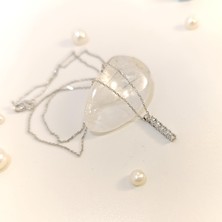 Beş Taş Kolye 14 Ayar Altın 4K Videolu