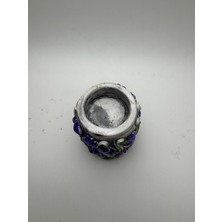 Vivus in Lale Desenli Mumluk -  Kutusunda - Balmumu Mum