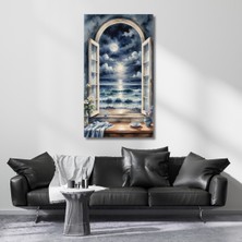 Artarilion Kanvas Manzara Deniz Hd Dijital Baskı Tablo Salon Tablosu
