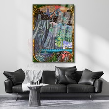 Artarilion Cam Tablo Yüzüklerin Efendisi Mozaik Görünümlü Dijital Baskı Cam Tablo Dizi Film Tablosu