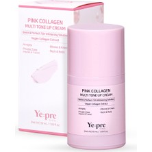Ye:pre Pink Collagen Multi Tone Up Cream Ton Eşitleyici Kolajen Krem 72 Saat Etkili Leke Karşıtı Kore 50ml