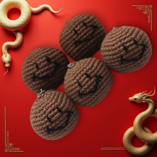 Mady Toyss Amigurumi Gülen Yüz Anahtarlık 1 Adet Fiyatıdır