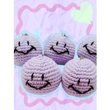 Mady Toyss Amigurumi Gülen Yüz Anahtarlık 1 Adet Fiyatıdır