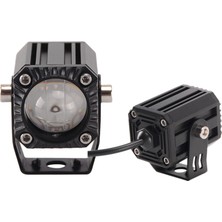 Space Offroad sis lambası 3.5cm beyaz-sarı 10w 12-80v set / LASS348