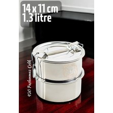 Transformacion Sefer Tası Yemek Kabı Paslanmaz Çelik 2 Katlı 14 cm 1.3 Litre 721365