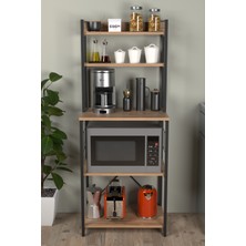 Kahve Köşesi Çok Amaçlı Mutfak Bangosu Mutfak Dolabı Fırın Dolabı Kavanoz Rafı