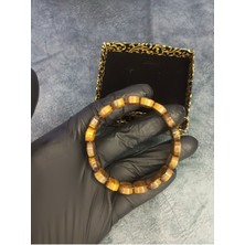 Mos Tespih Kaplan Gözü  Doğal Taş Rolex Bileklik