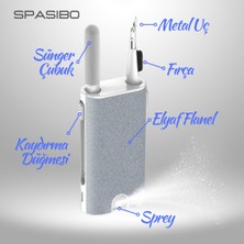 Spasibo Telefon, Airpods ve Elektronik Cihazlar Için 5’i 1 Arada Temizleme Kiti