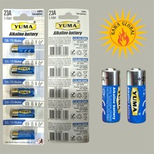 23A/12V Alkalin Pil Yuma 5 Adet
