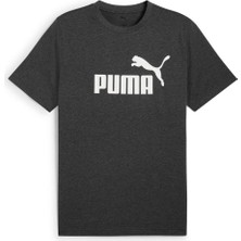 Puma Erkek Spor Tişört Ess No. 1 Logo Antrasit Nefes Alabilir Kumaş Şık Tasarım 68255007