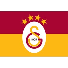 Gs Store Galatasaray 4 Yıldızlı Klasik Elde Sallama Bayrak 100X150 U880142
