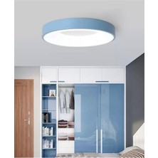 3ışık renkli, 40 cm  çocuk odası,yatak odası, çember led tavan lambası, modern aydınlatma, avize