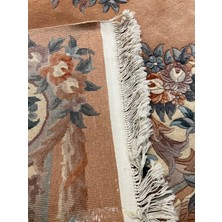 El Dokuma Kabartmalı Çin Halısıdır  Ebatı 350X250