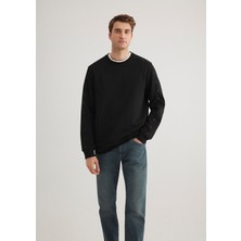 Mavi Bisiklet Yaka Siyah Sweatshirt 0S10329-900