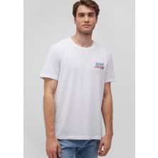 Mavi Mavi Jeans Baskılı Beyaz Tişört 066841-620