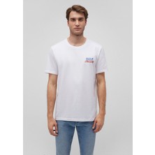 Mavi Mavi Jeans Baskılı Beyaz Tişört 066841-620